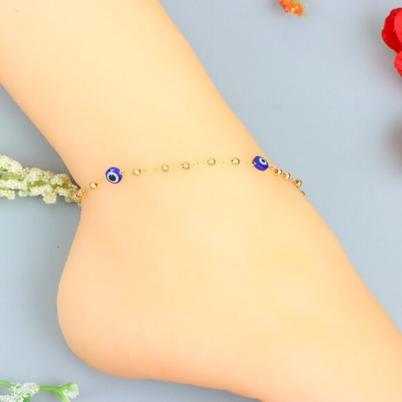 "Handmade Anklet – A Stylish Choice for Women, Thoughtful Gift Idea, EVCH1292 - Picture 5 of 12